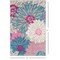 Homeroots 2 x 3 ft. Gray & Pink Tropical Flower Scatter Area Rug 385421 - alternate 6